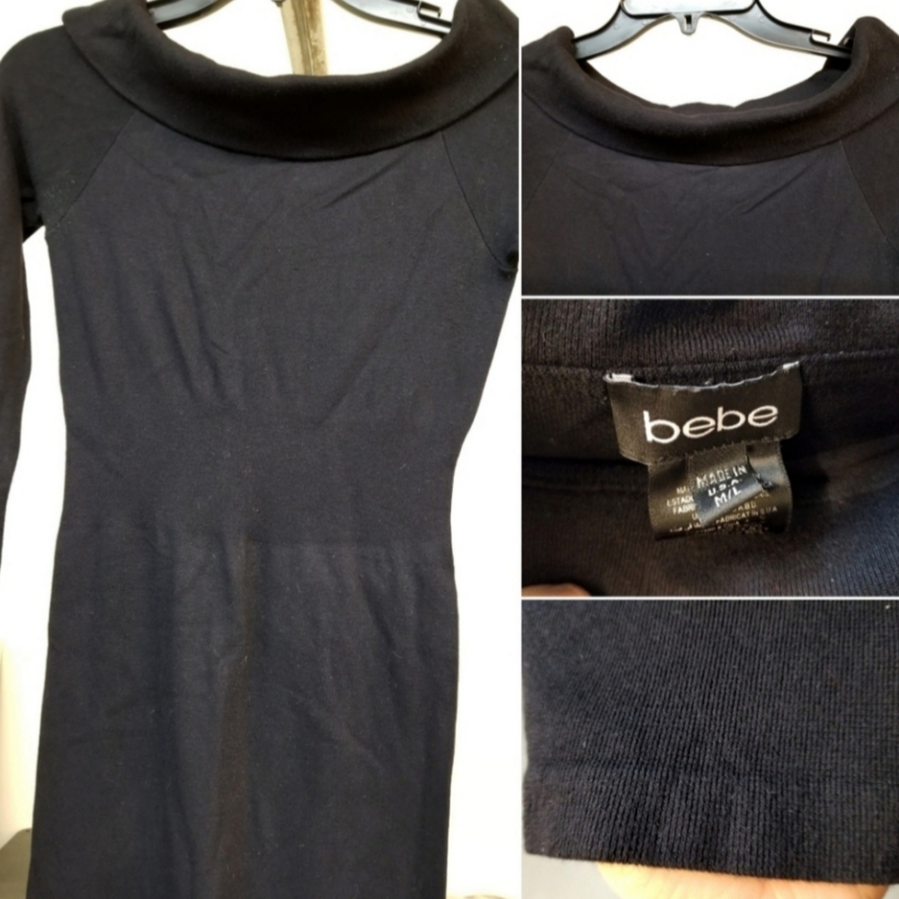 🖤Bebe black knit dress🖤